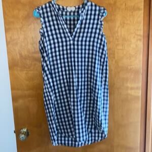 Just Living Gingham Pattern Dress - size small